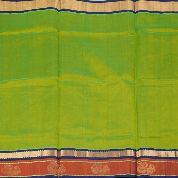 Hayagrivas Fluorescent Green Pure Silk Cotton Saree SSCBF36D8-10