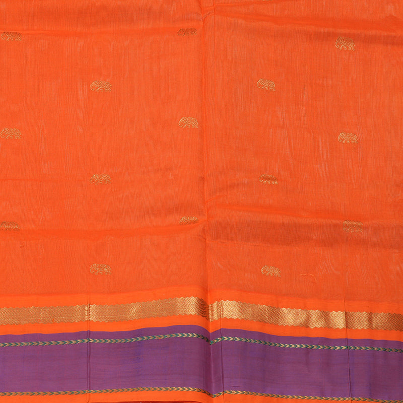 Hayagrivas Cream Pure Silk Cotton Saree SSCBF36D8-2