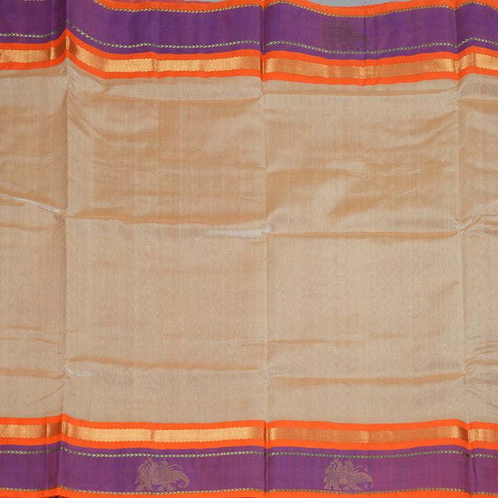 Hayagrivas Cream Pure Silk Cotton Saree SSCBF36D8-2
