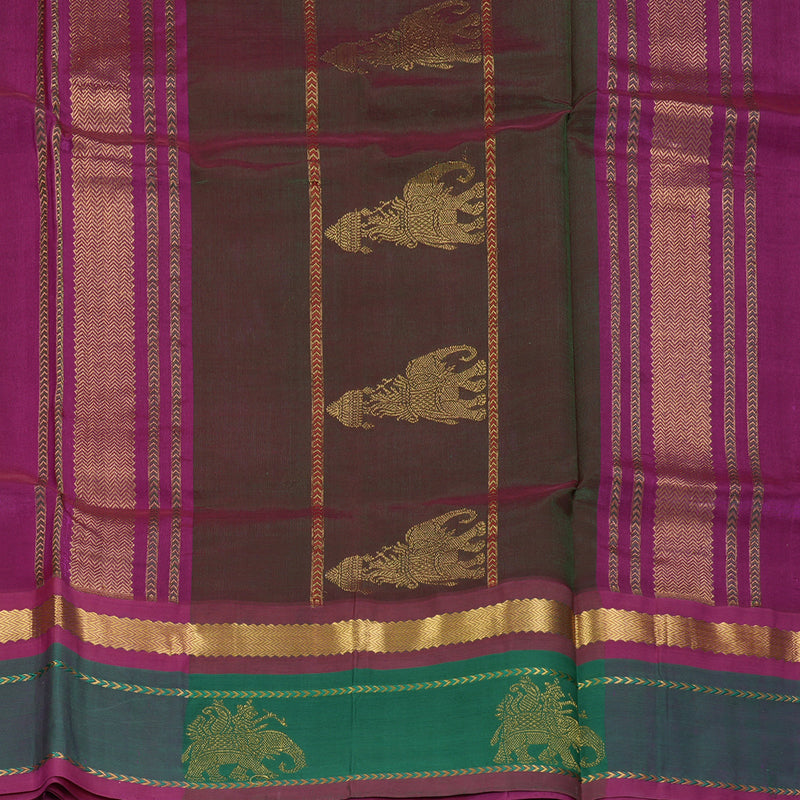 Hayagrivas Mambazham Orange Pure Silk Cotton Saree SSCBF36D8-6