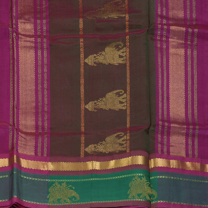 Hayagrivas Mambazham Orange Pure Silk Cotton Saree SSCBF36D8-6