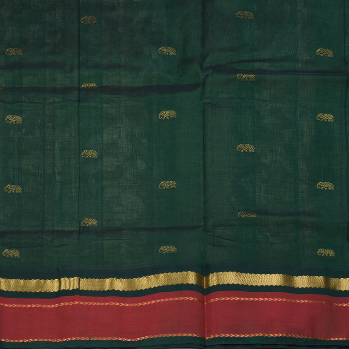 Hayagrivas Pista Green Pure Silk Cotton Saree SSCBF36D8-8