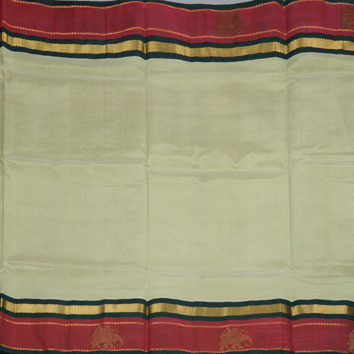 Hayagrivas Pista Green Pure Silk Cotton Saree SSCBF36D8-8