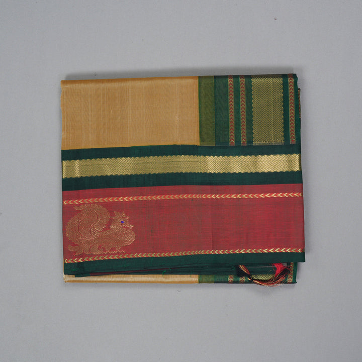 Hayagrivas Sandal Pure Silk Cotton Saree SSCBF36D8-9