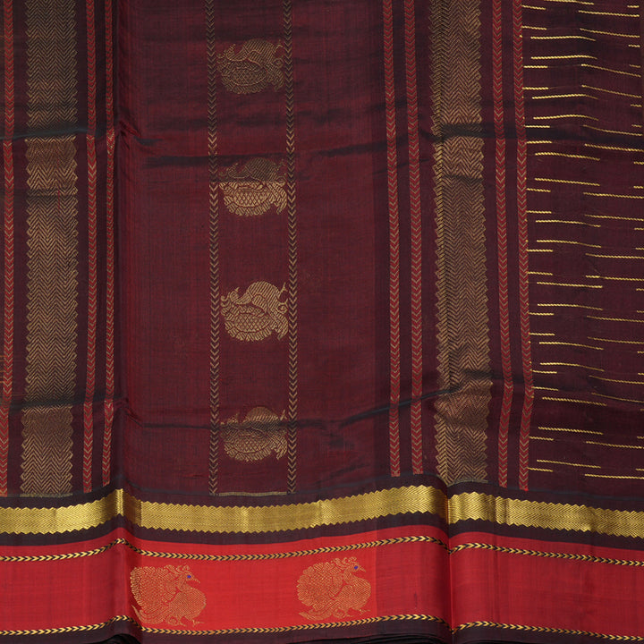 Hayagrivas Golden Yellow Pure Silk Cotton Saree SSCBF36D9-1