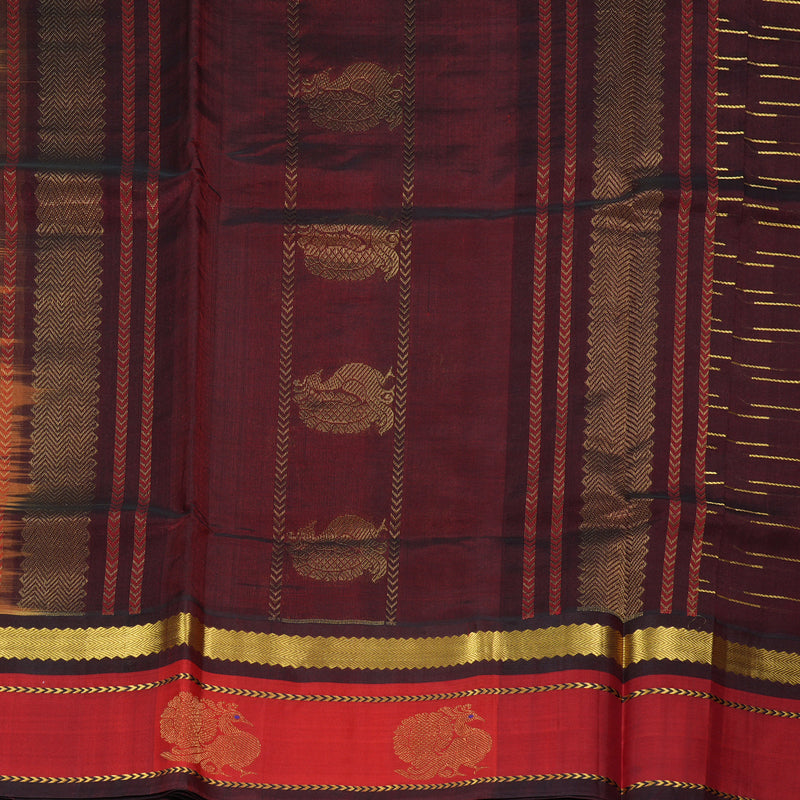 Hayagrivas Sandal Pure Silk Cotton Saree SSCBF36D9-2