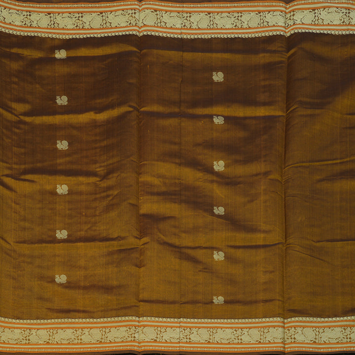 Hayagrivas Sampanga Yellow Kanchi Silk Cotton Saree SSCBF38D1-1