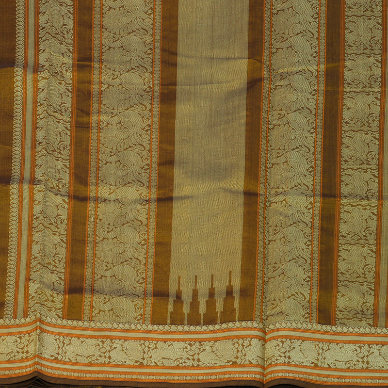 Hayagrivas Sampanga Yellow Kanchi Silk Cotton Saree SSCBF38D1-1