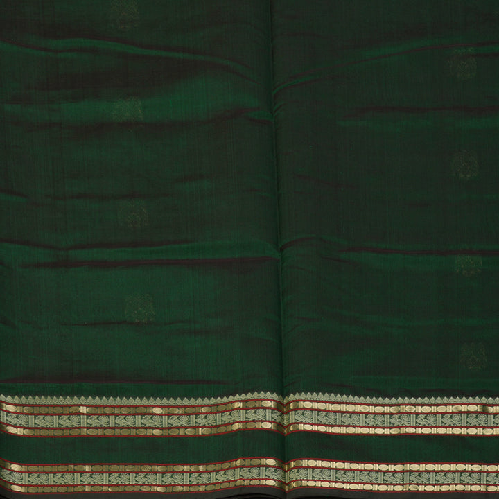 Hayagrivas Bottle Green Kanchi Silk Cotton Saree SSCBF38D3-8