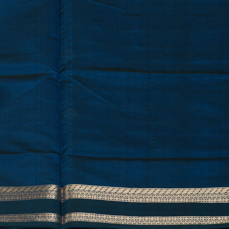 Hayagrivas Peacock Blue Kanchi Silk Cotton Saree SSCBF38D4-4