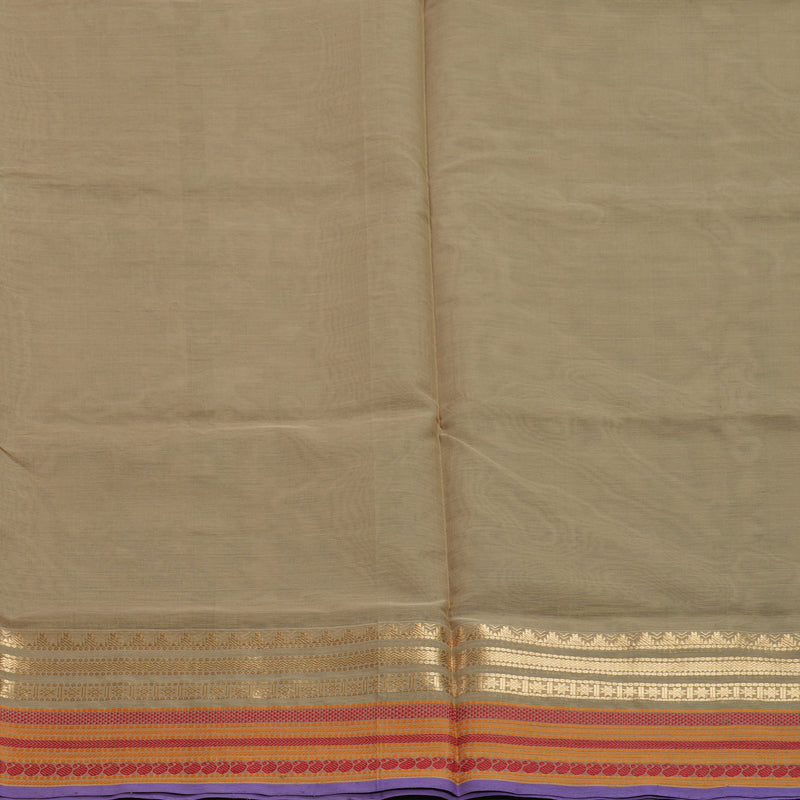Hayagrivas Beige Kanchi Silk Cotton Saree SSCBF38D4-5