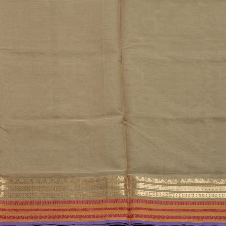 Hayagrivas Beige Kanchi Silk Cotton Saree SSCBF38D4-5