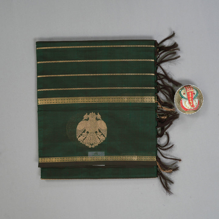 Hayagrivas Karpagam Pachai Kanchi Silk Cotton Saree SSCBF38D6-1