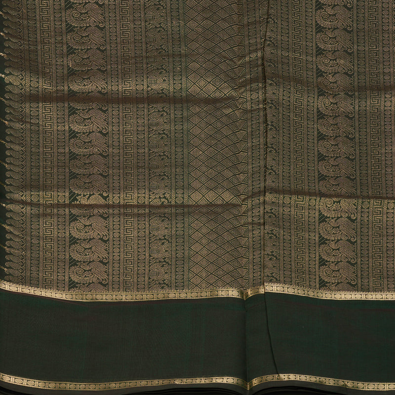 Hayagrivas Karpagam Pachai Kanchi Silk Cotton Saree SSCBF38D6-1