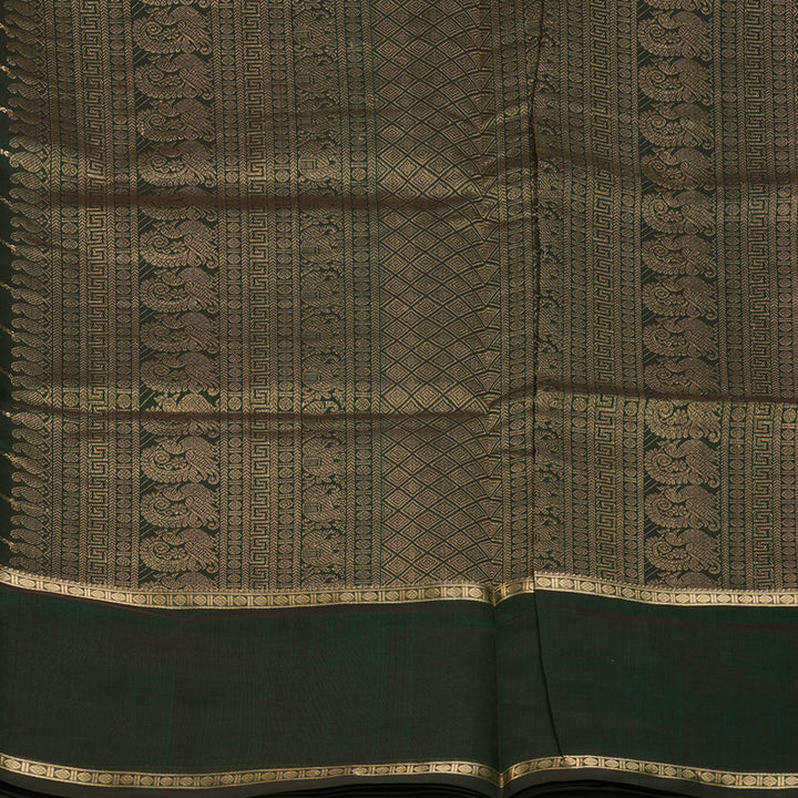 Hayagrivas Karpagam Pachai Kanchi Silk Cotton Saree SSCBF38D6-1