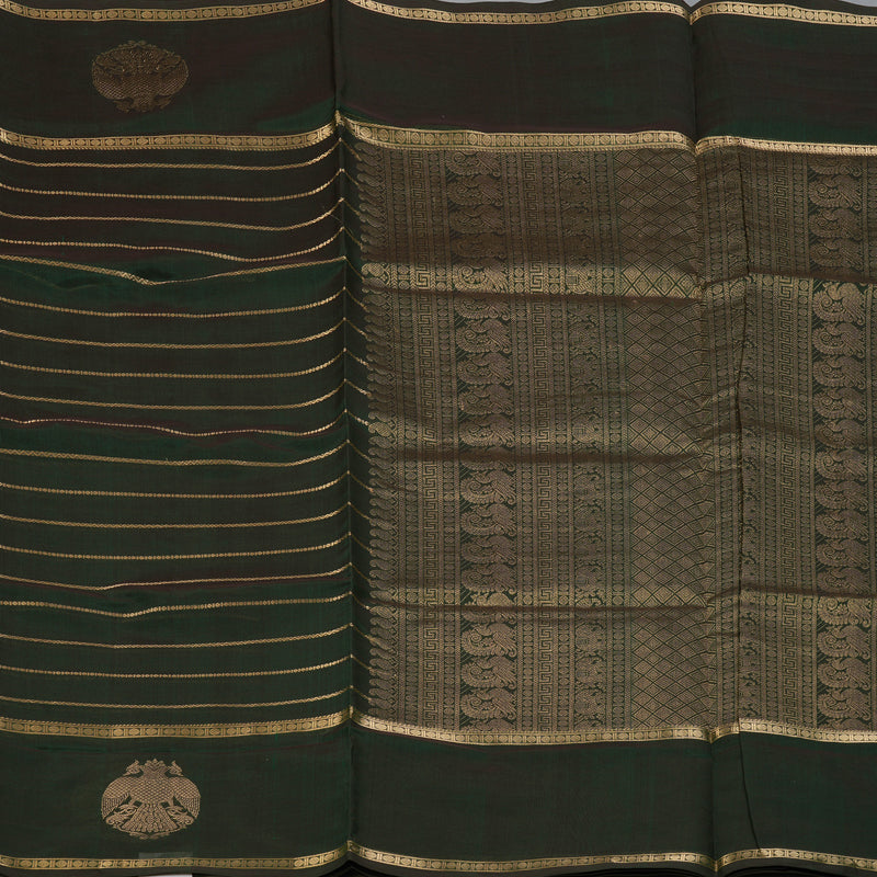 Hayagrivas Karpagam Pachai Kanchi Silk Cotton Saree SSCBF38D6-1