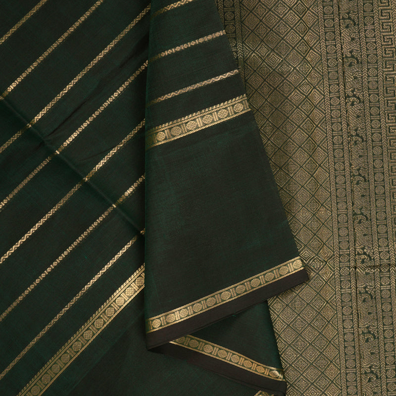 Hayagrivas Karpagam Pachai Kanchi Silk Cotton Saree SSCBF38D6-1