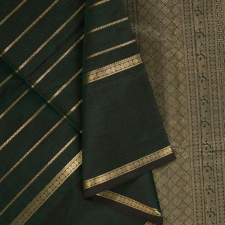 Hayagrivas Karpagam Pachai Kanchi Silk Cotton Saree SSCBF38D6-1