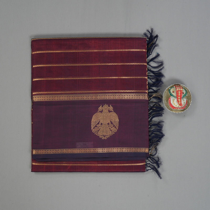 Hayagrivas Wine Kanchi Silk Cotton Saree SSCBF38D6-11