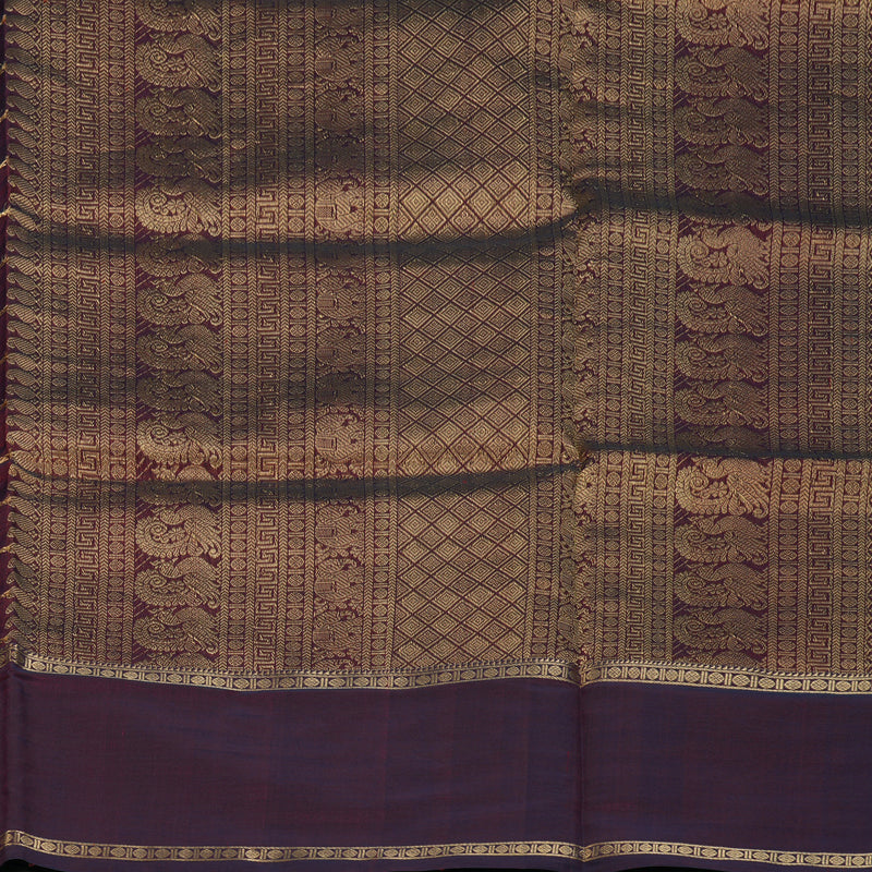Hayagrivas Wine Kanchi Silk Cotton Saree SSCBF38D6-11
