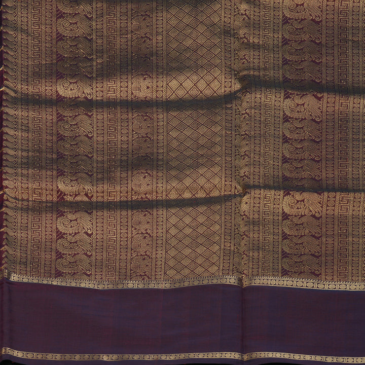 Hayagrivas Wine Kanchi Silk Cotton Saree SSCBF38D6-11