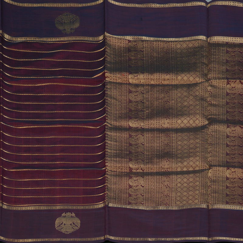 Hayagrivas Wine Kanchi Silk Cotton Saree SSCBF38D6-11
