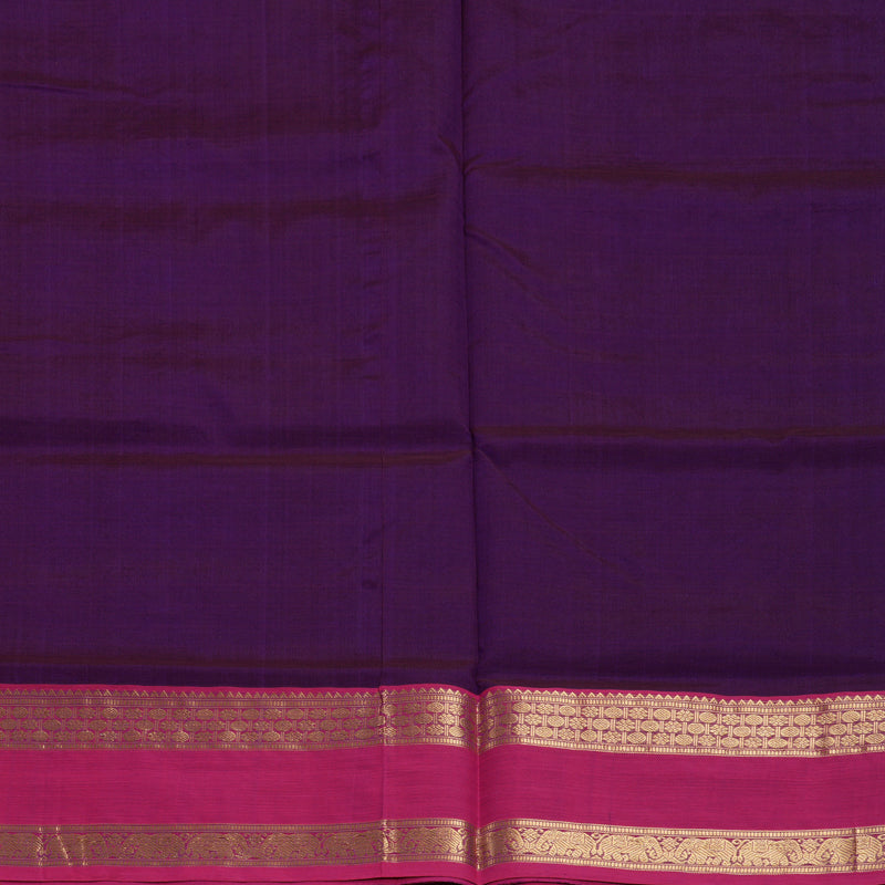 Hayagrivas Purple Kanchi Silk Cotton Saree SSCBF38D6-2