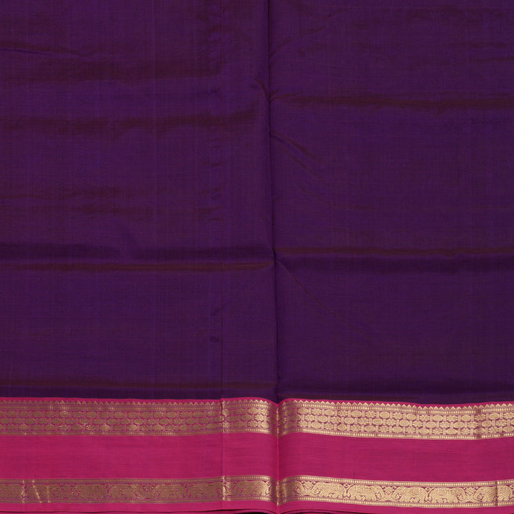 Hayagrivas Purple Kanchi Silk Cotton Saree SSCBF38D6-2