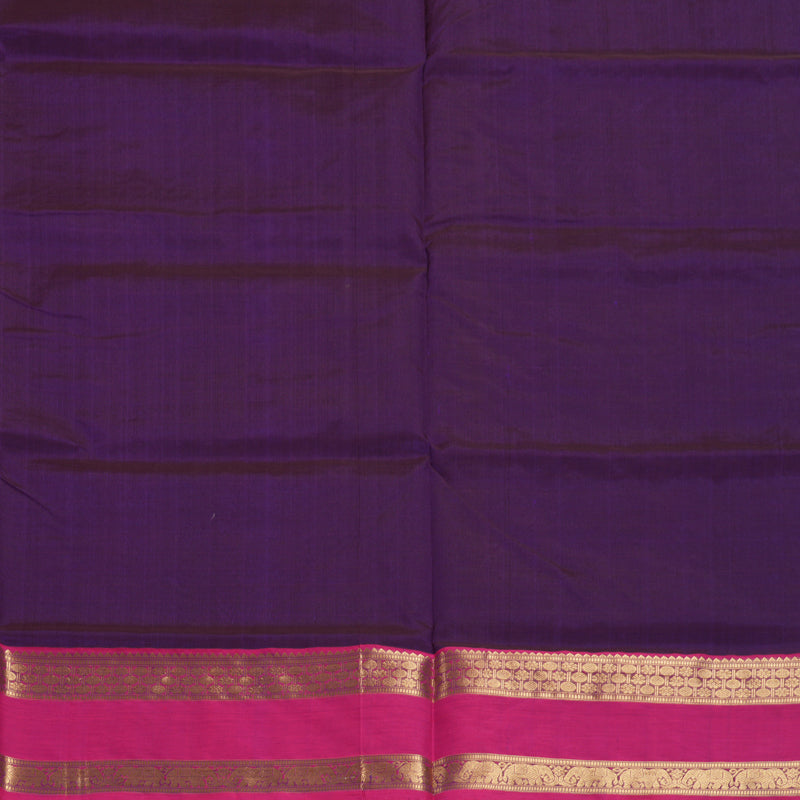 Hayagrivas Purple Kanchi Silk Cotton Saree SSCBF38D6-3