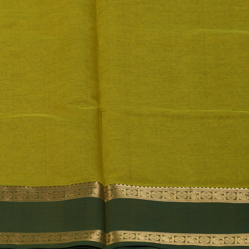 Hayagrivas Parrot Green Kanchi Silk Cotton Saree SSCBF38D7-2