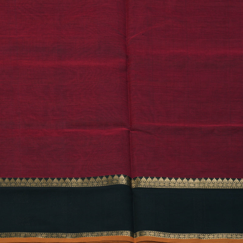Hayagrivas Maroon Kanchi Silk Cotton Saree SSCBF38D8-1