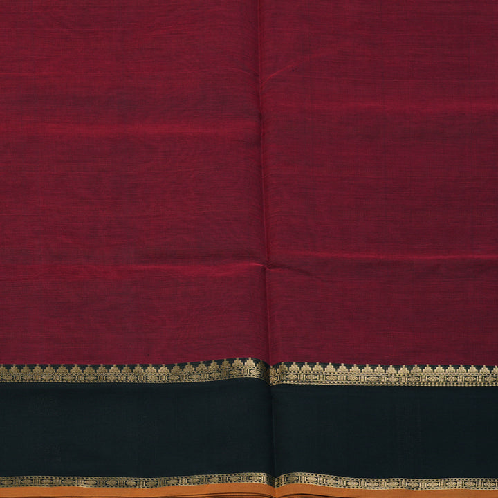 Hayagrivas Maroon Kanchi Silk Cotton Saree SSCBF38D8-1