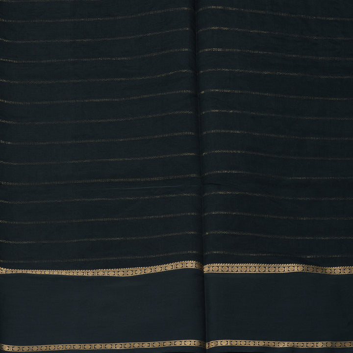 Hayagrivas Black Kanchi Silk Cotton Saree SSCBF44D3-3