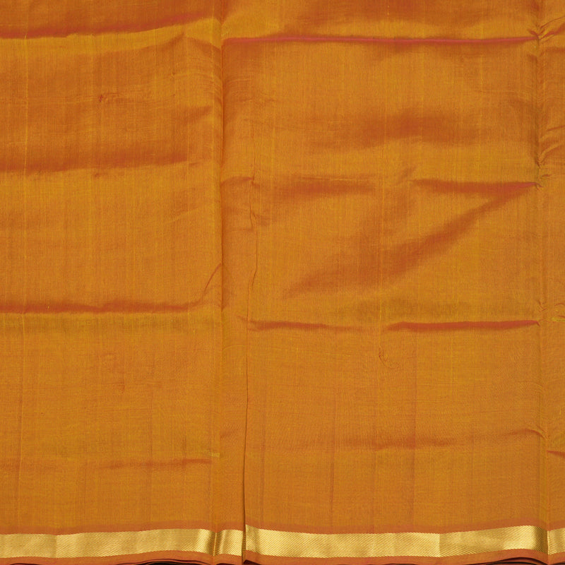Hayagrivas Golden Orange Pure Silk Cotton Saree SSCBF53E1-16