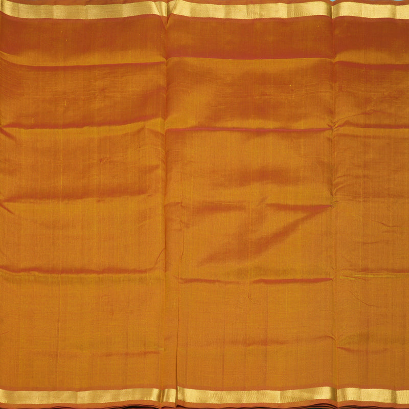 Hayagrivas Golden Orange Pure Silk Cotton Saree SSCBF53E1-16