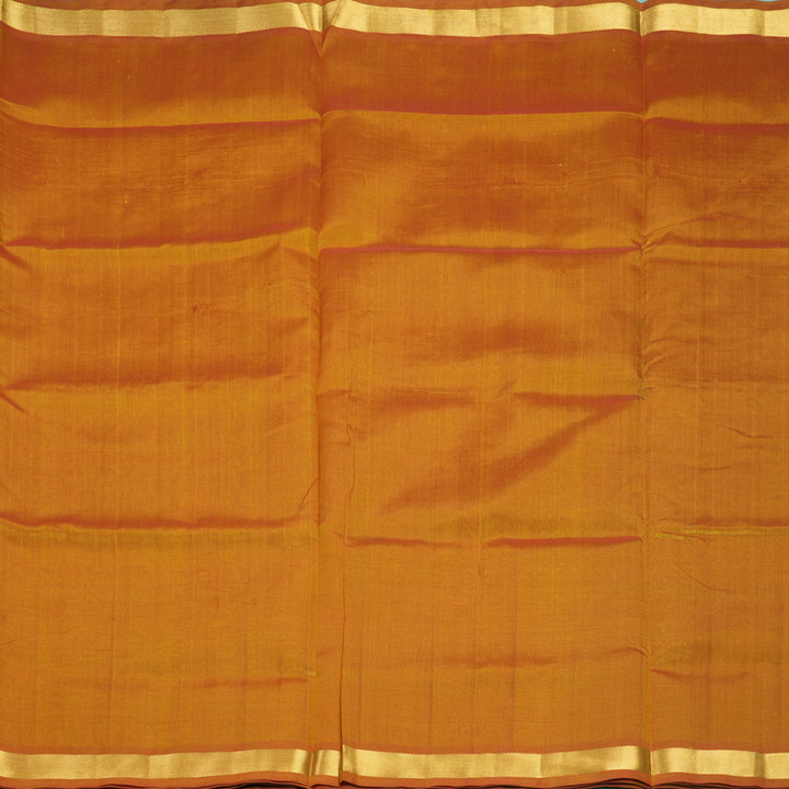 Hayagrivas Golden Orange Pure Silk Cotton Saree SSCBF53E1-16