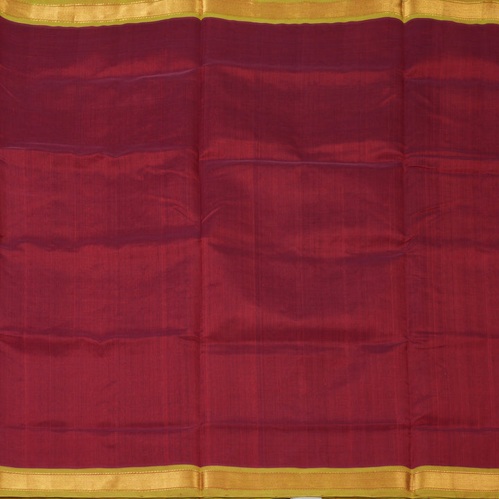Hayagrivas Maroon Pure Silk Cotton Saree SSCBF53E1-2
