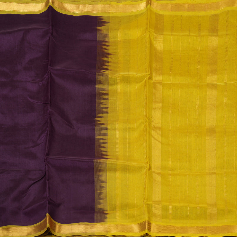 Hayagrivas Violet Pure Silk Cotton Saree SSCBF53E1-8