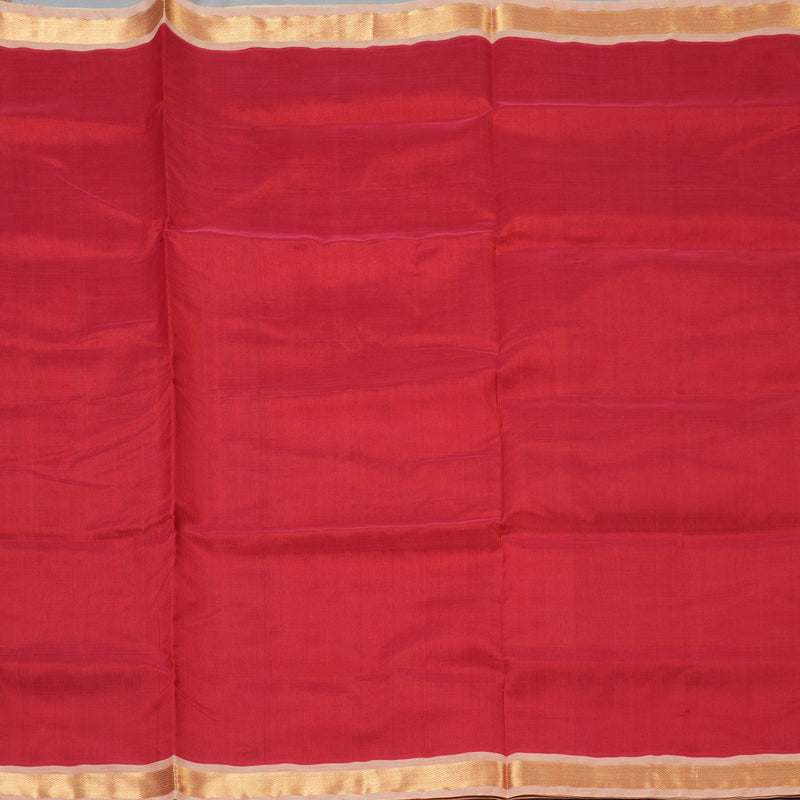 Hayagrivas Red Pure Silk Cotton Saree SSCBF53E1-9