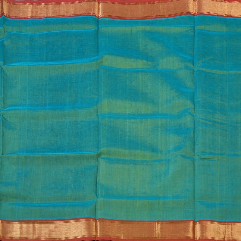 Hayagrivas Sea Green Pure Silk Cotton Saree SSCBF53E2-2