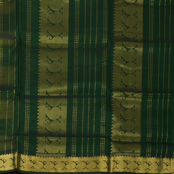 Hayagrivas Paalum Pazhamum Checks Pure Silk Cotton Saree SSCBF53E5-5