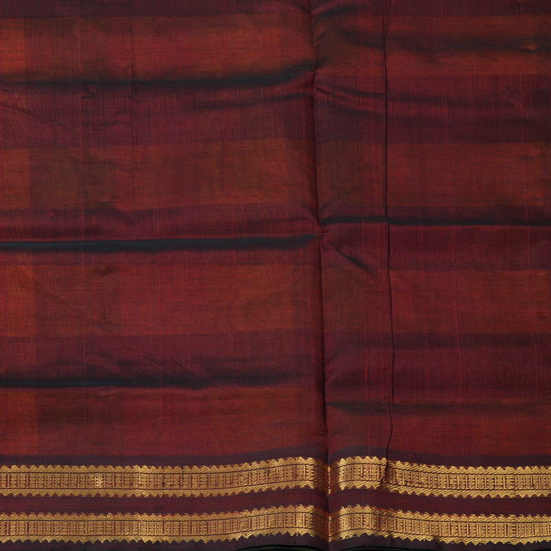 Hayagrivas Paalum Pazhamum Checks Pure Silk Cotton Saree SSCBF53E5-9