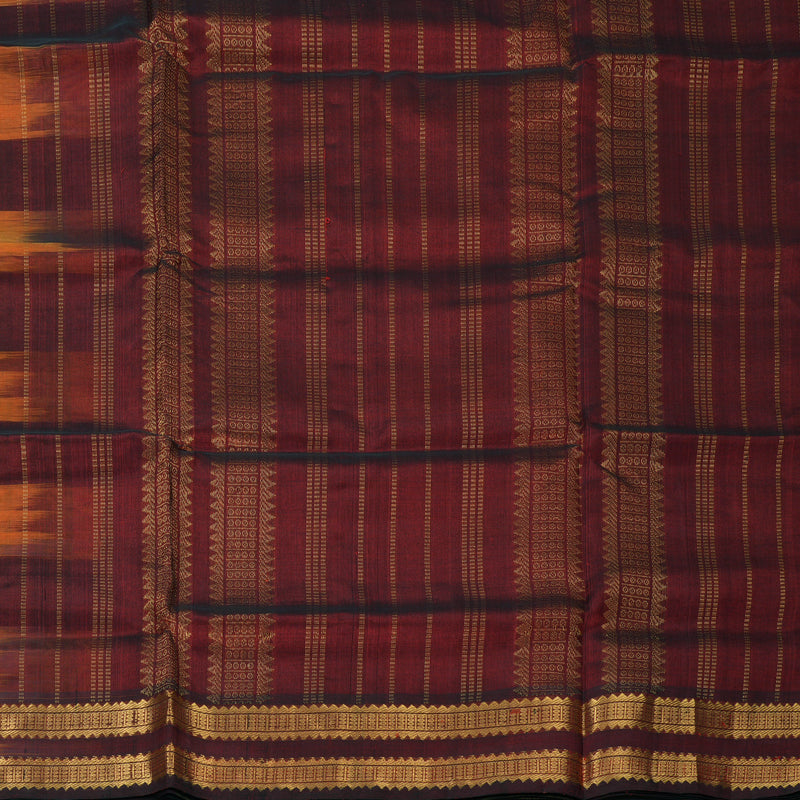 Hayagrivas Paalum Pazhamum Checks Pure Silk Cotton Saree SSCBF53E5-9