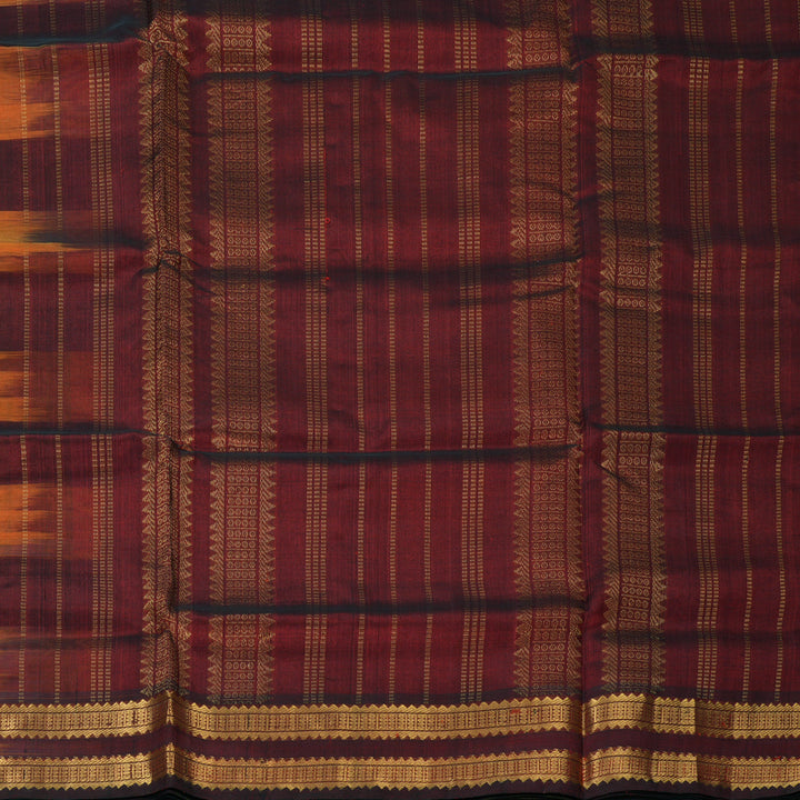 Hayagrivas Paalum Pazhamum Checks Pure Silk Cotton Saree SSCBF53E5-9