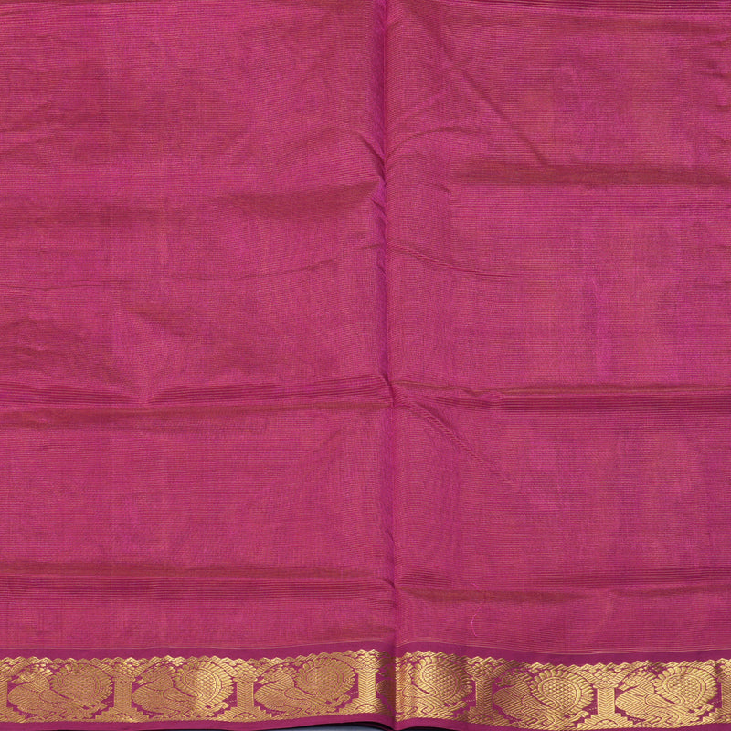 Hayagrivas Orangish-Pink Pure Silk Cotton Saree SSCBF53E6-11