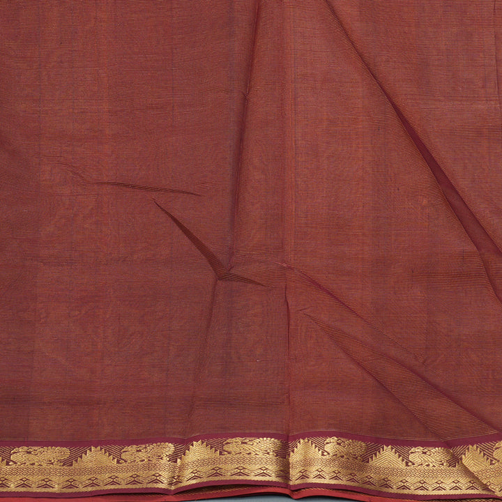 Hayagrivas Mambazham Orange Pure Silk Cotton Saree SSCBF53E6-4