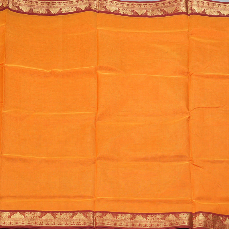 Hayagrivas Mambazham Orange Pure Silk Cotton Saree SSCBF53E6-4