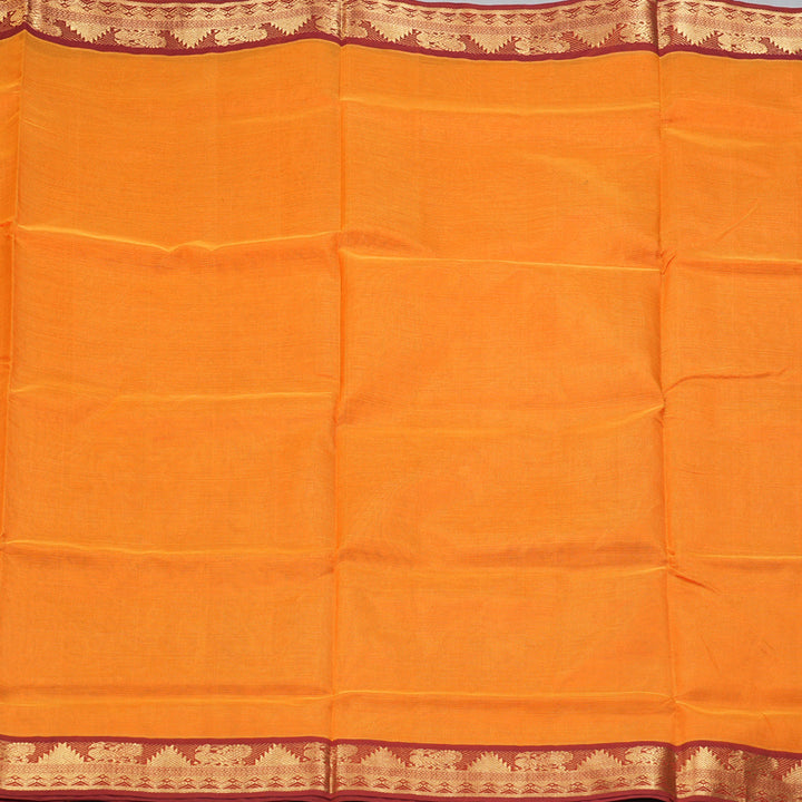 Hayagrivas Mambazham Orange Pure Silk Cotton Saree SSCBF53E6-4