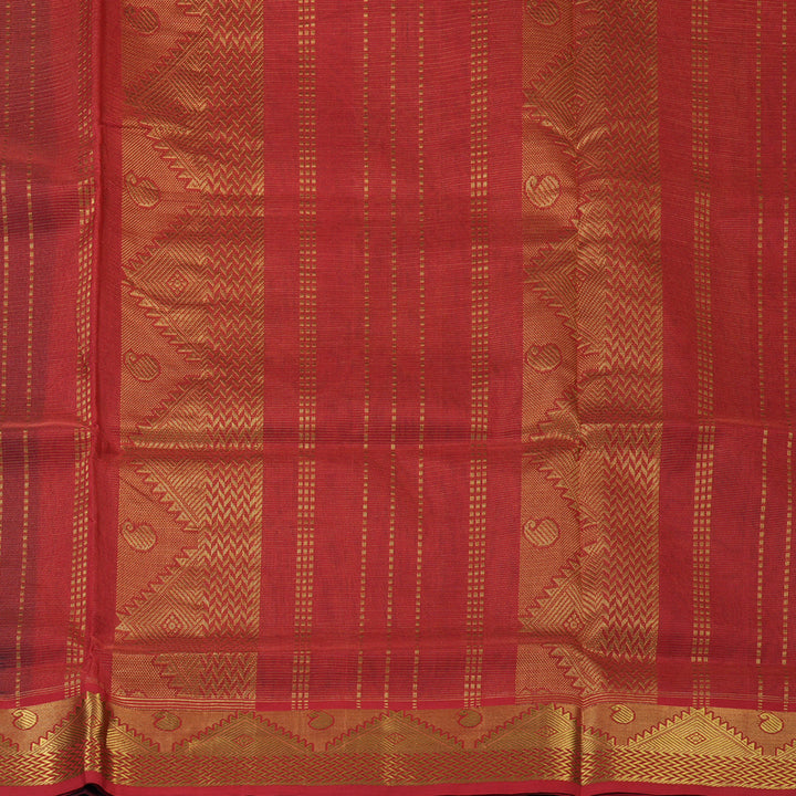 Hayagrivas Bottle Green Pure Silk Cotton Saree SSCBF53E7-1