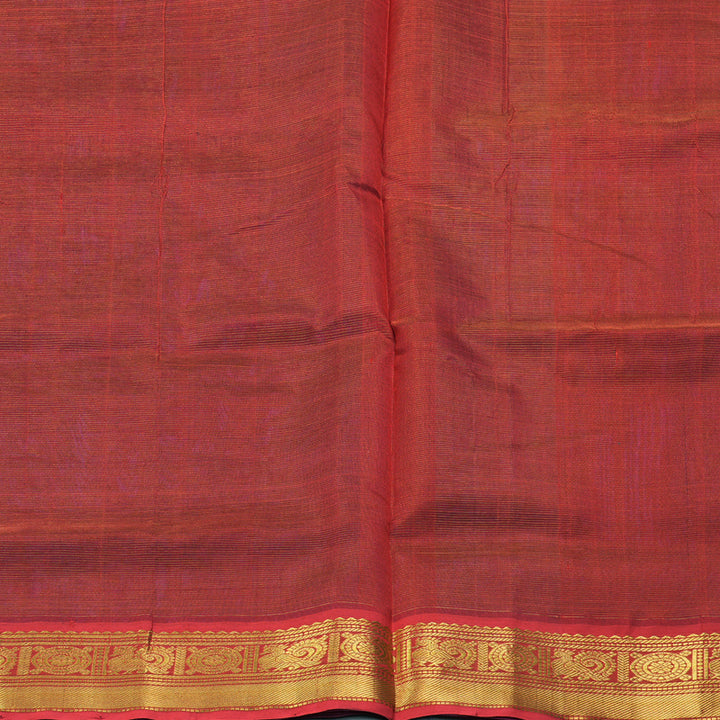 Hayagrivas Dark Blue Pure Silk Cotton Saree SSCBF53E7-14
